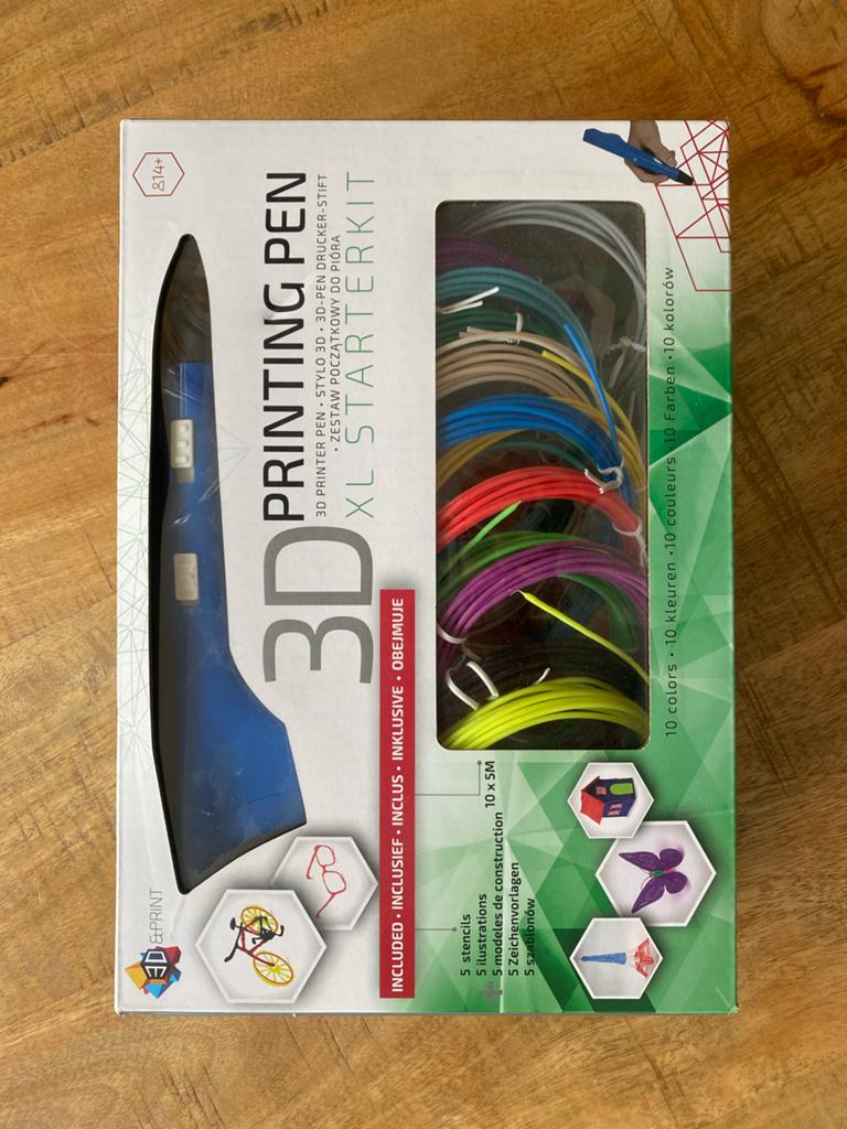 3D Printing Pen XL Starterkit met veel filament, Ophalen of Verzenden, Zo goed als nieuw, Knutselen