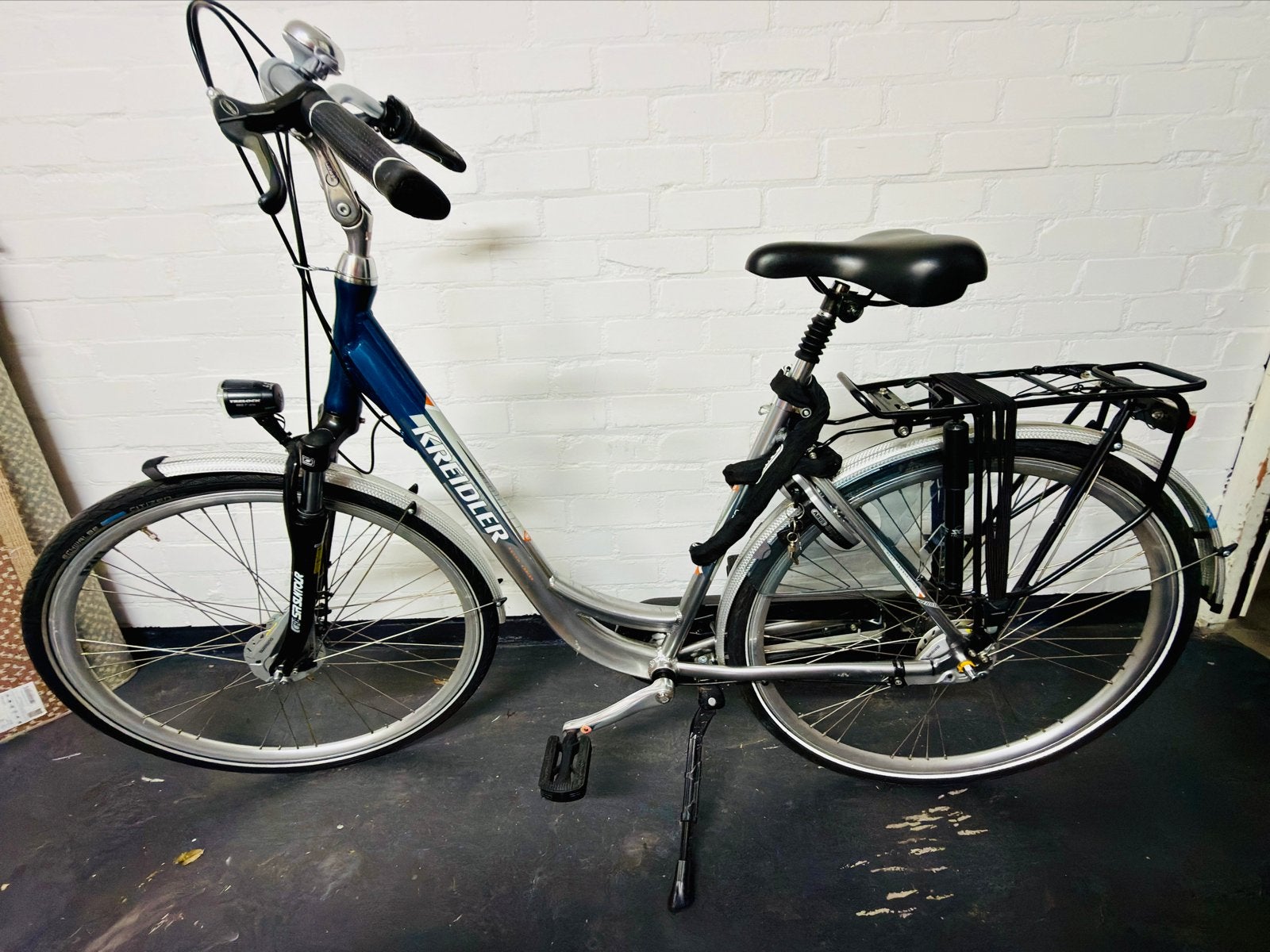 Kreidler Dames Fiets - Comfortabel en compleet, Velgrem, 50 tot 53 cm, Ophalen, Overige merken