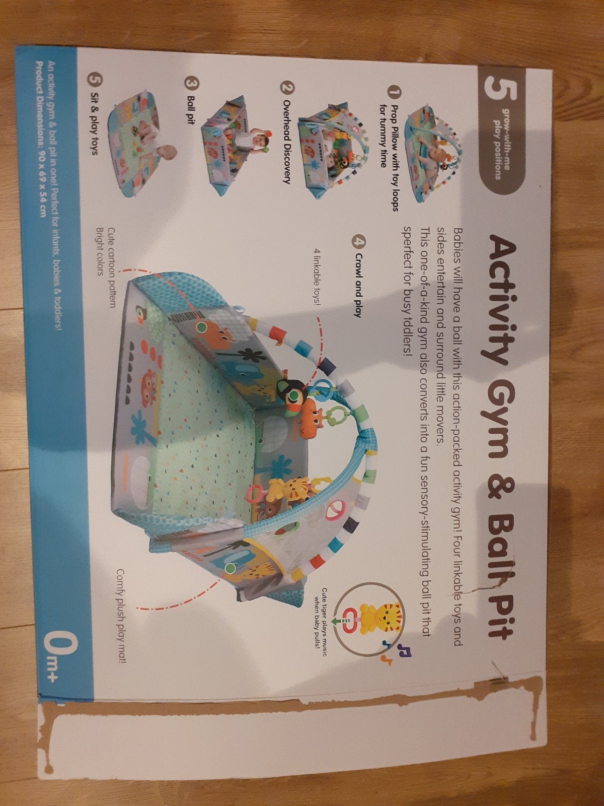 5-in-1 Babygym, Ophalen of Verzenden, Zo goed als nieuw, Babygym, Met geluid