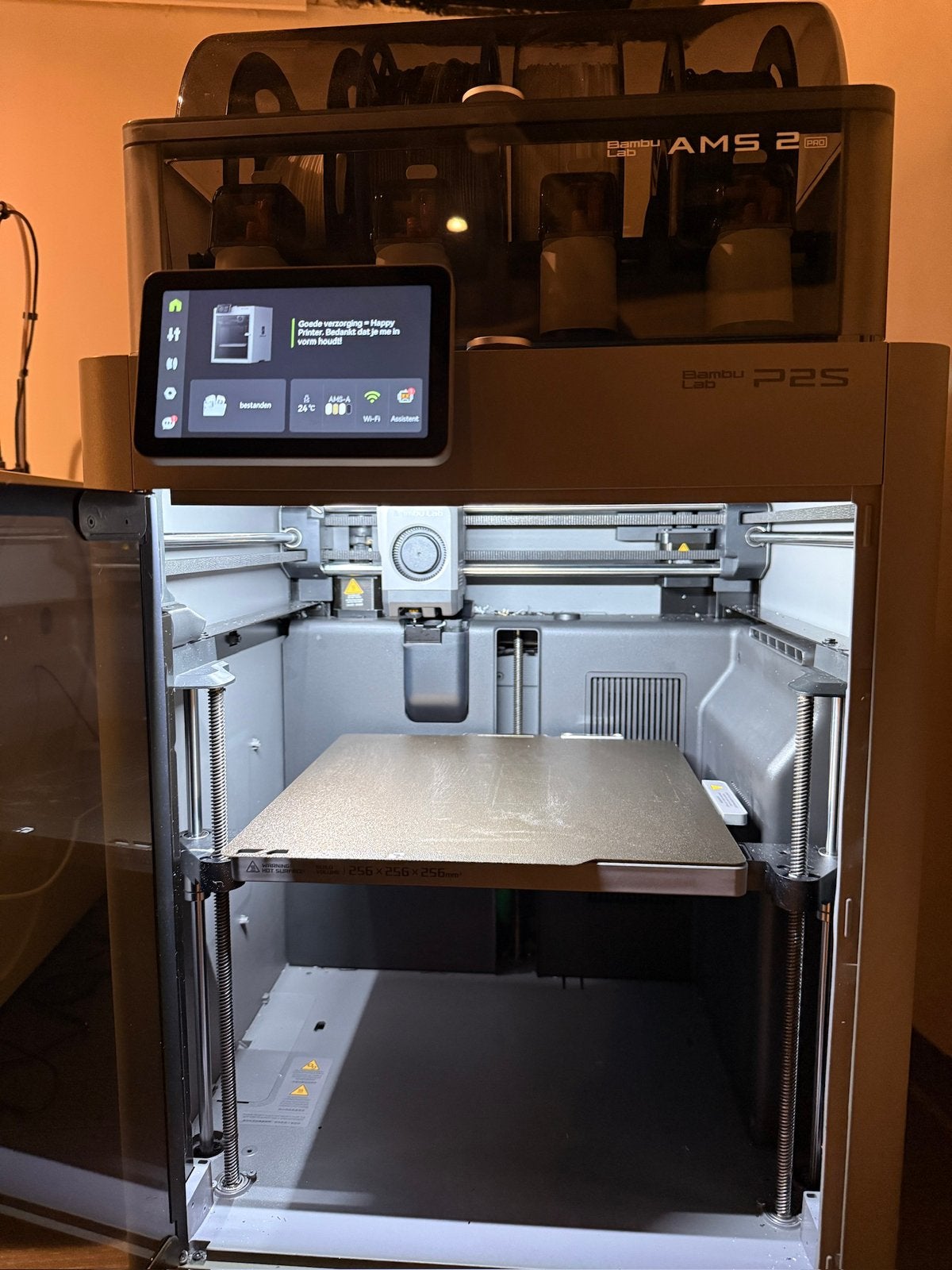 Bambulab P2S combo 3D printer met accessoires, Computers en Software, 3D Printers, Ophalen, Ingebouwde Wi-Fi, Zo goed als nieuw