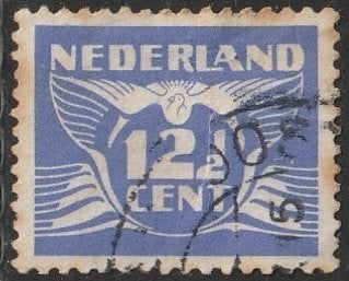 Nederland 1941 383 Vliegende duif 12,5c, Gest, Postzegels en Munten, Postzegels | Nederland, Ophalen of Verzenden, Na 1940, Gestempeld
