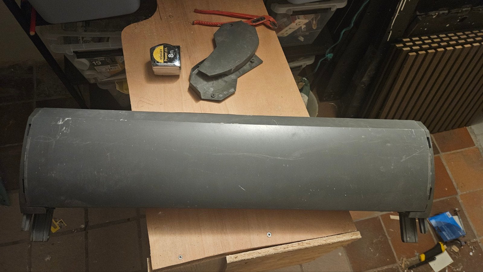 Velux Rolgordijn MK04 - Grijs - handmatig- gebruikte staat, Gebruikt, Overige merken, Verduisterend, Ophalen of Verzenden