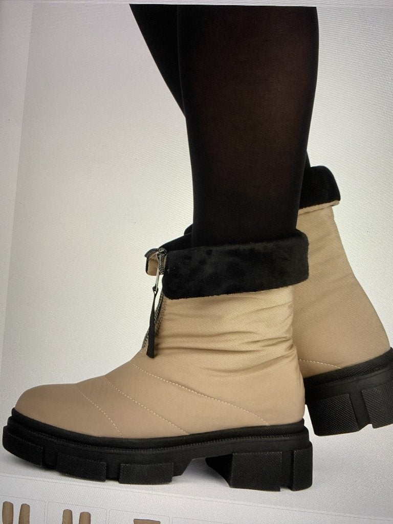 Snowboots Taupe Maat 40 Posh by Poelman NIEUW, Bruin, Snowboots, Nieuw, Ophalen of Verzenden