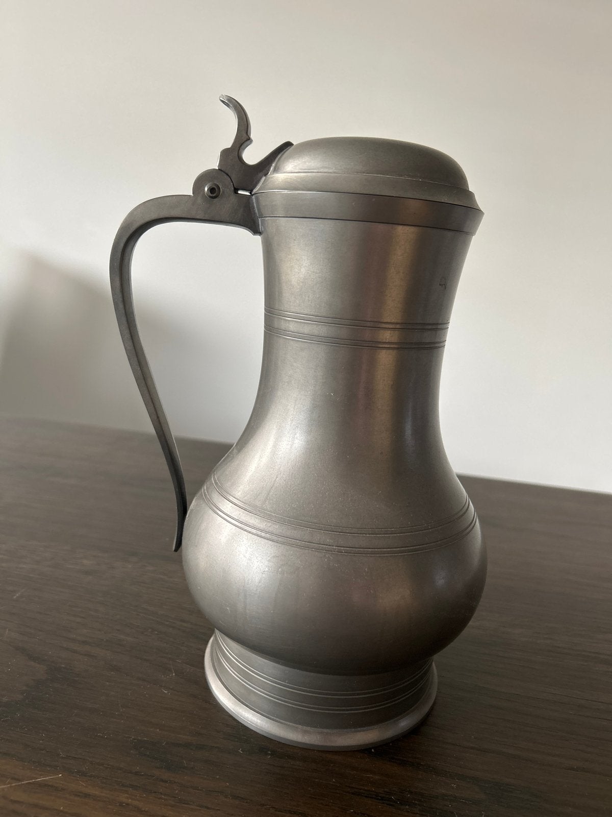 Royal Daalderop Tinnen Kan uit Tiel, 27 cm hoog, Antiek en Kunst, Ophalen of Verzenden
