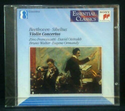 Cd Beethoven/Sibelius : Violin concertos Oistrakh, Soloconcert, Ophalen of Verzenden, Zo goed als nieuw, Barok