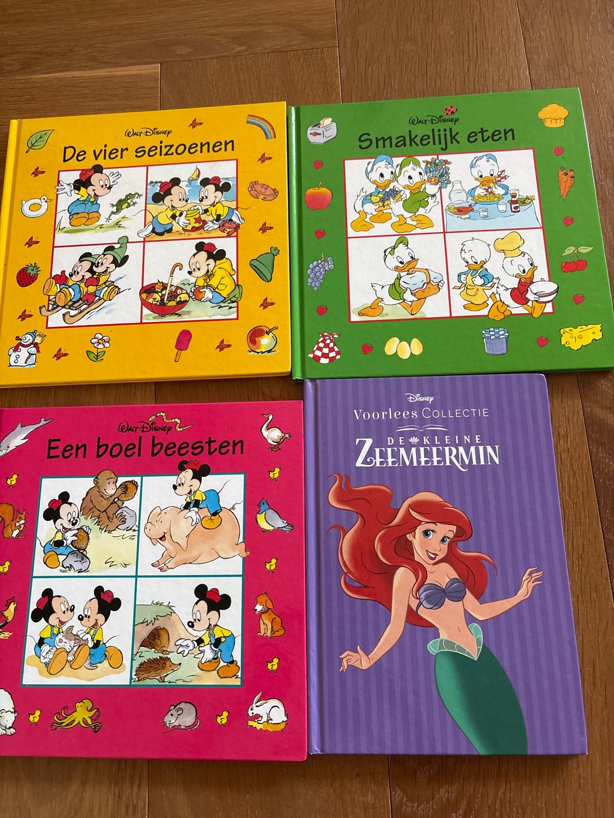 Disney Voorleesboeken*4- Mickey, Donald & Zeemeermin, Boeken, Ophalen of Verzenden, Zo goed als nieuw, 2 tot 3 jaar