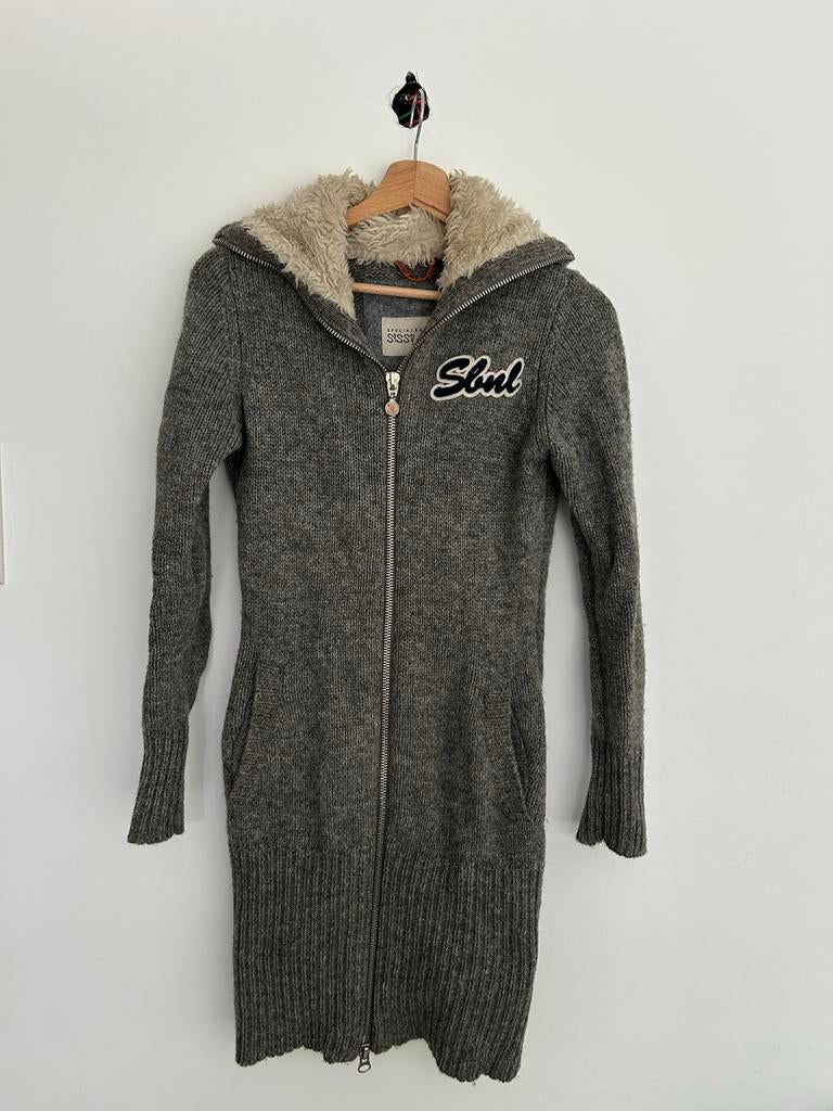 Sissy Boy 100% wollen vest. Maat M. Grijs., Ophalen of Verzenden, Zo goed als nieuw, Grijs