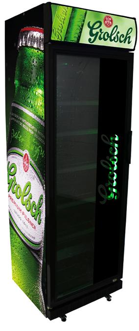 Grolsch ''BlackLine'' Bier koelkast €795,- Incl. de BTW, Ophalen, Zonder vriesvak, 200 liter of meer, 60 cm of meer