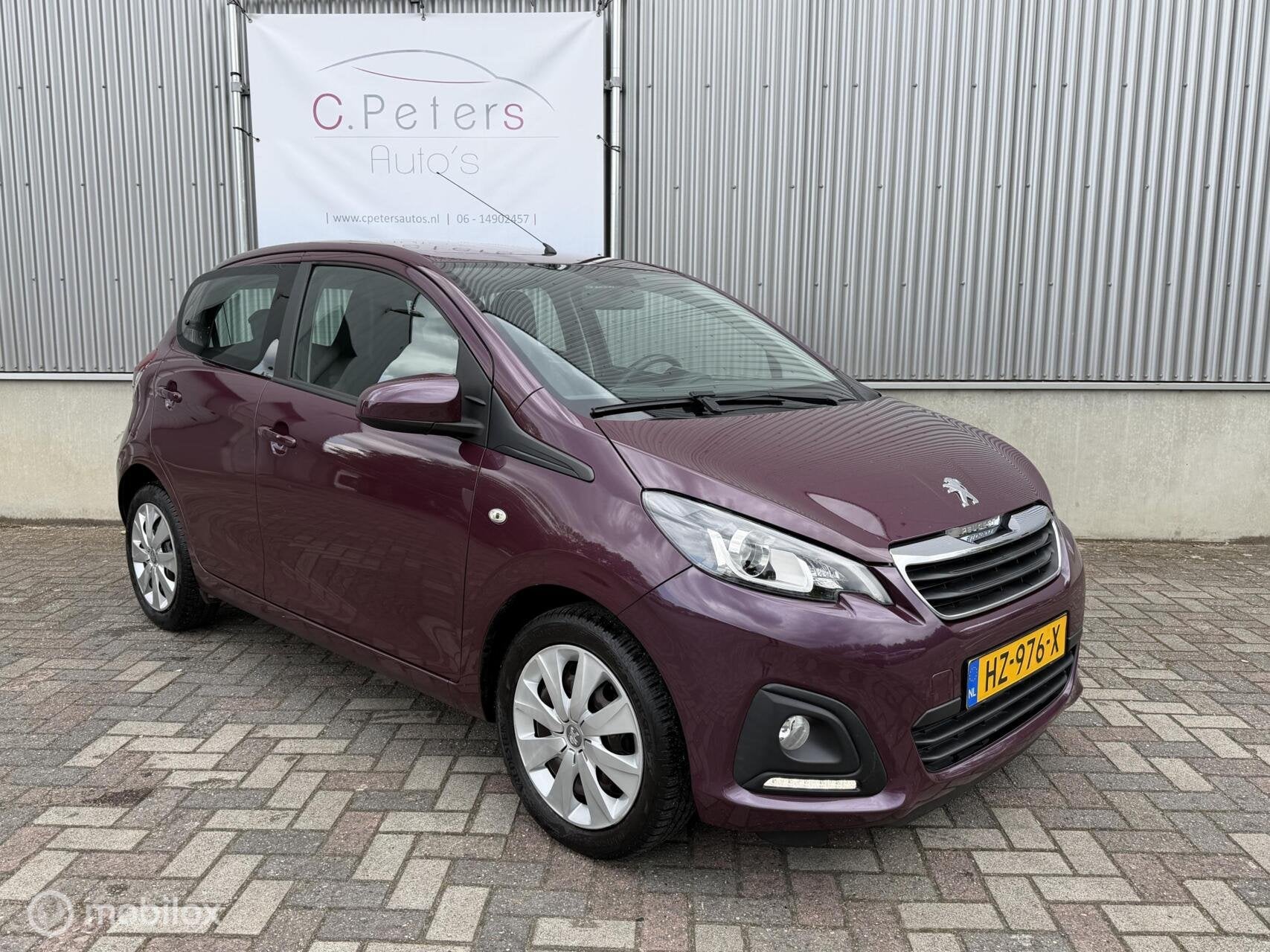 Peugeot 108 1.2 Puretech 82pk Allure 2016 / Bluetooth / Airc, Auto's, Voorwielaandrijving, Stof, Gebruikt, Euro 6
