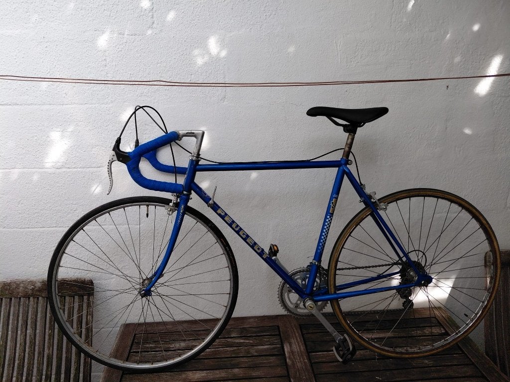 Peugeot racefiets 54cm frame 2x5 record du monde Evulse 100%, Ophalen, Gebruikt, Overige merken