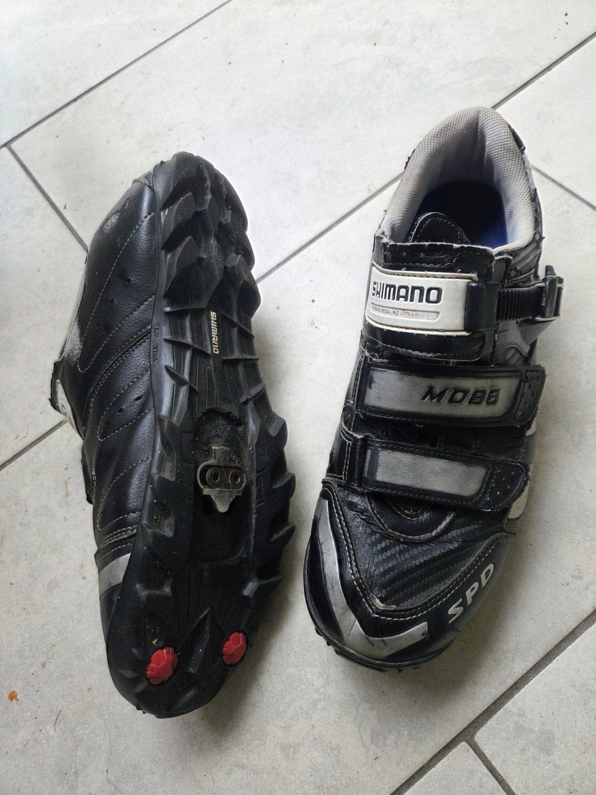Shimano MTB SPD Fietsschoenen Maat 46, bredere voet., Fietsen en Brommers, Gebruikt, Heren, Schoenen, Overige maten