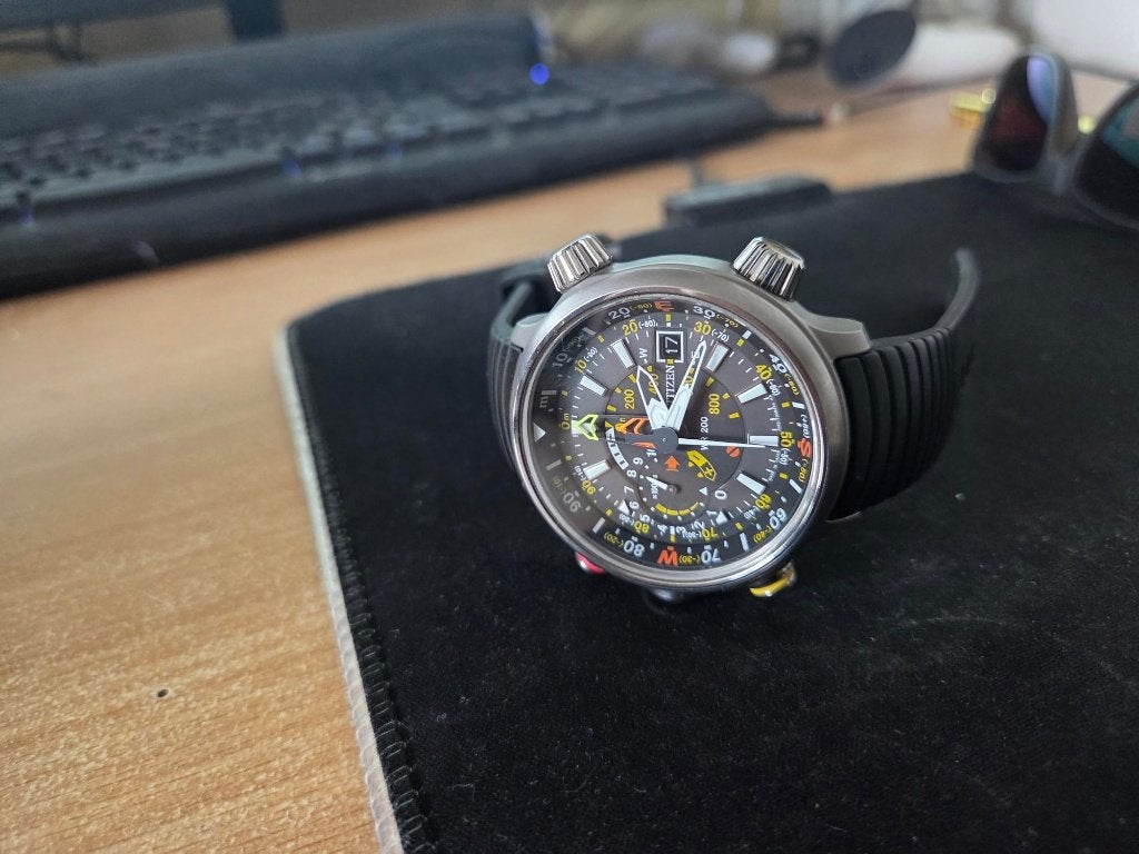 Citizen Altichron Titanium, Ophalen, Citizen, Zo goed als nieuw, Overige materialen