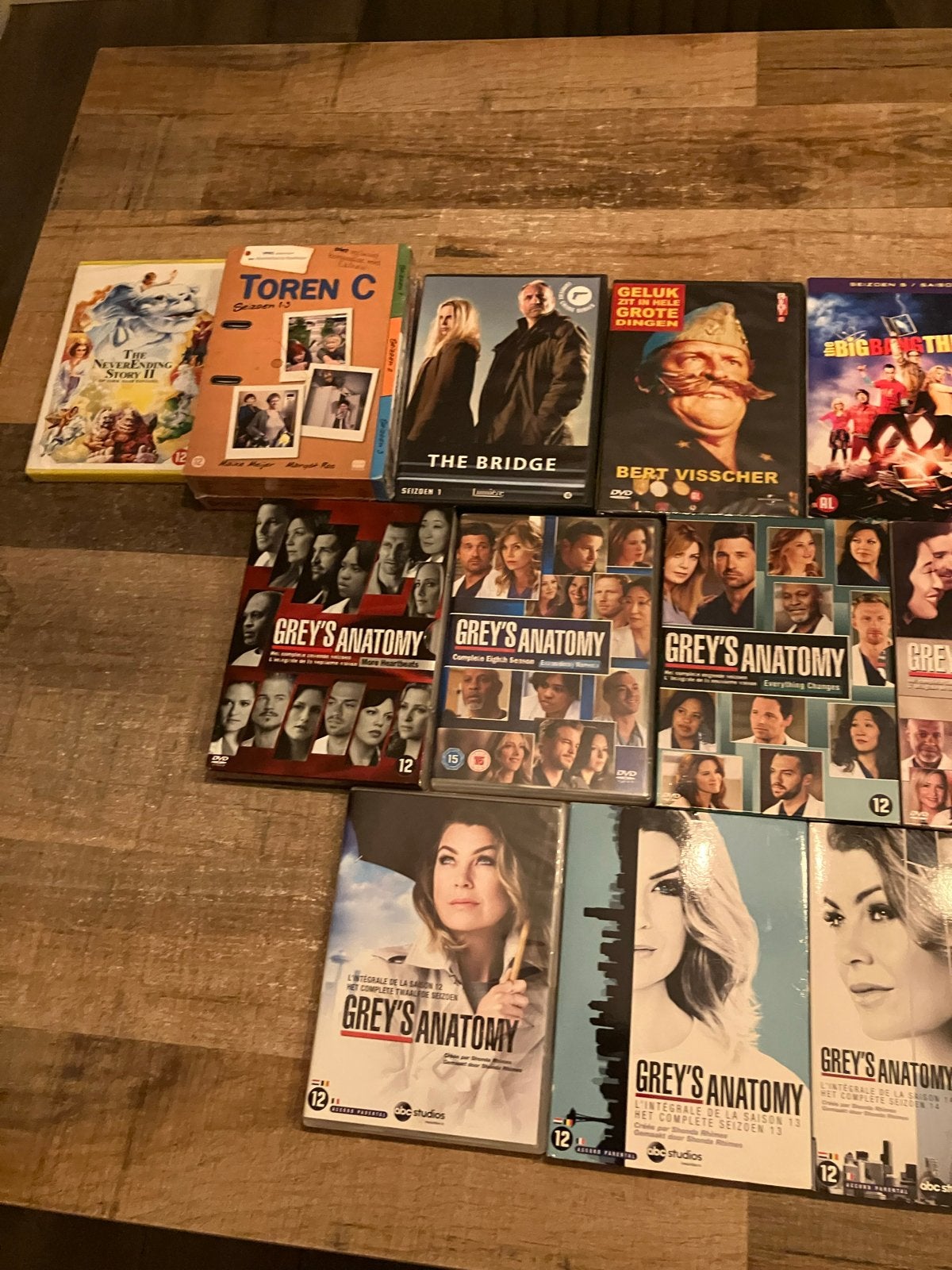 Diverse DVD's Grey's Anatomy, The Bridge, etc., Cd's en Dvd's, Gebruikt, Seizoen 1, Drama, Ophalen of Verzenden