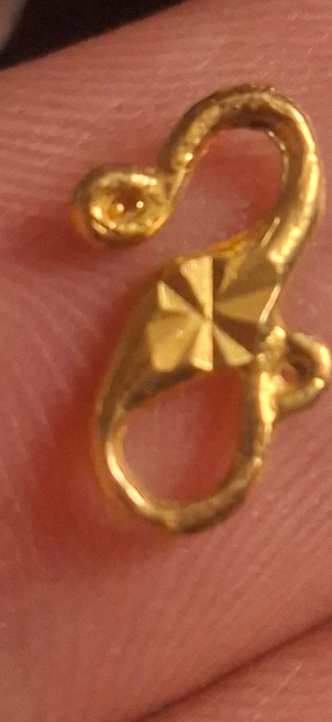 21krt Gouden S Slauiting voor ketting of Armband Massive, Ophalen of Verzenden, Nieuw, Goud, Goud
