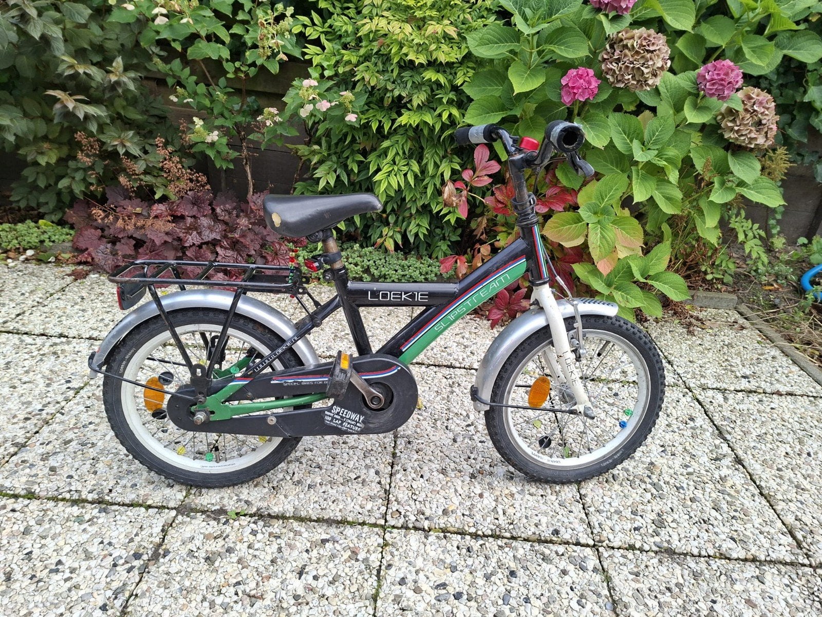 loekie slipstream jongens fiets.  16 inch, Ophalen, Velgrem, Loekie, 16 tot 20 inch
