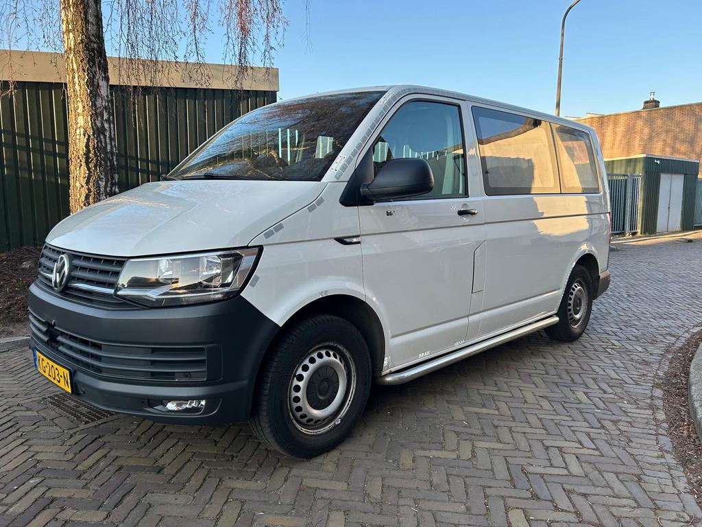 Volkswagen Transporter 2016 Wit kombi  9 persoons, Auto's, Volkswagen, 8 stoelen, Overige carrosserieën, 241 €/maand, 2500 kg