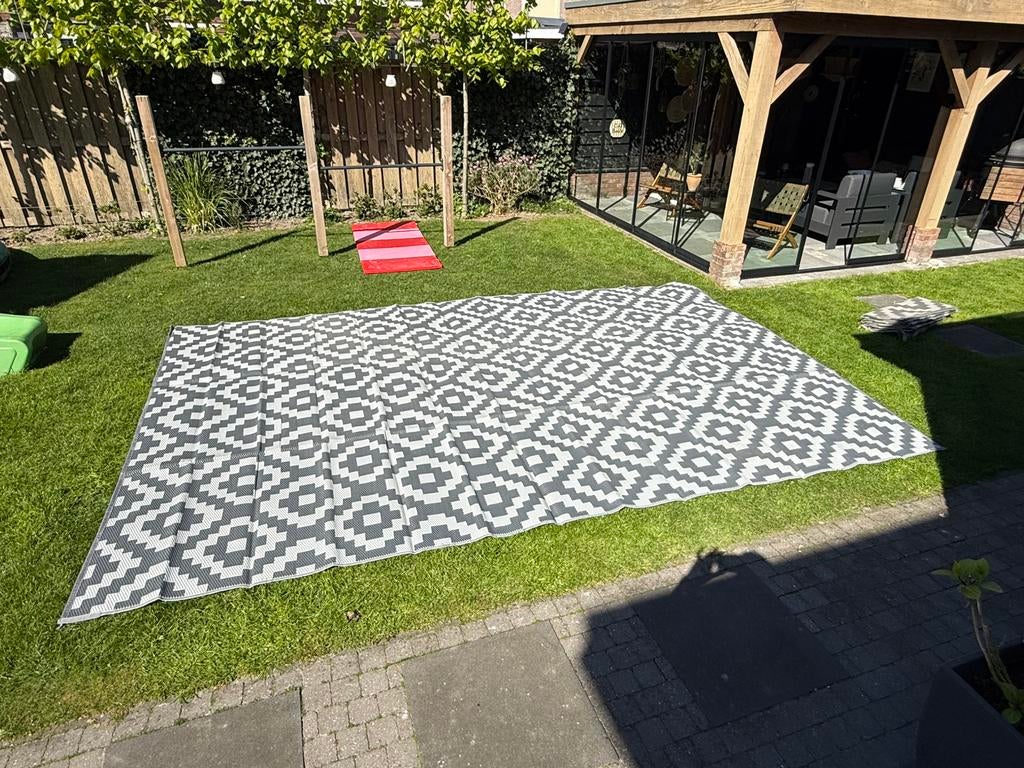 Tent tapijt 4.00 x 2.80, Caravans en Kamperen, Kampeeraccessoires, Ophalen, Gebruikt