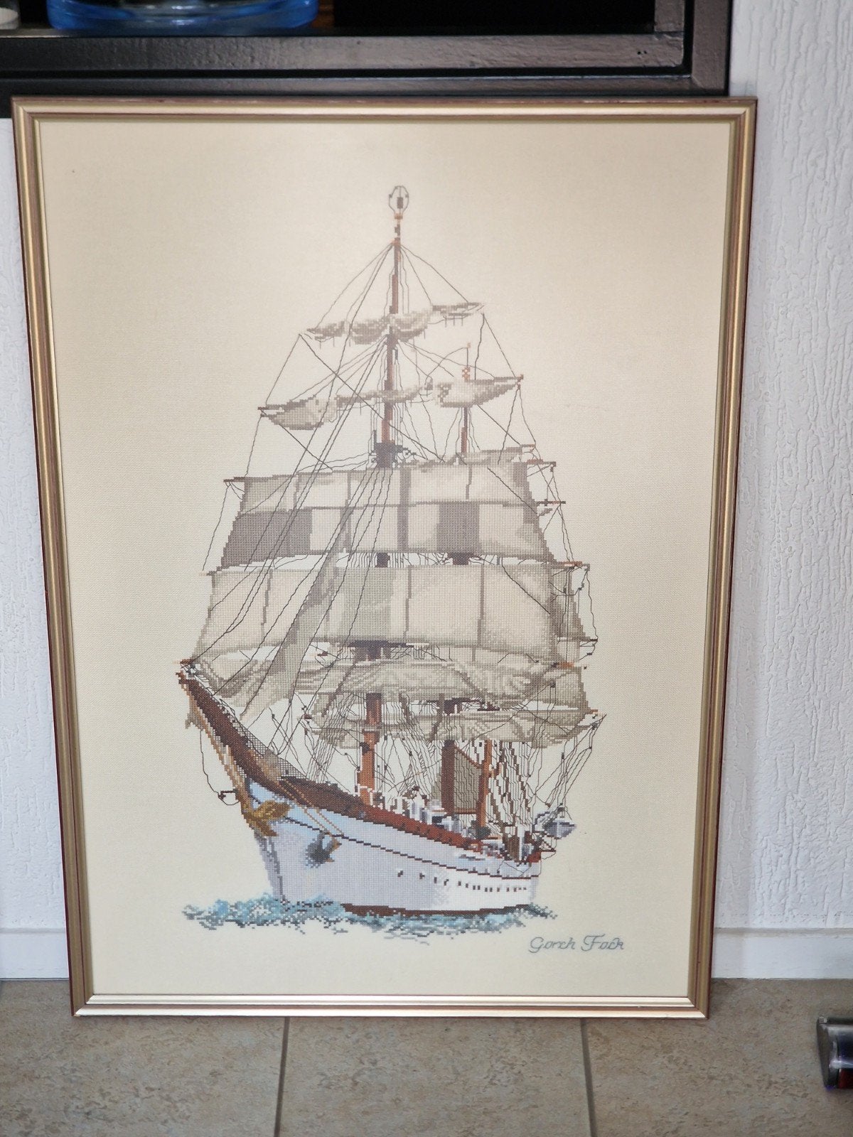 boot schilderij, Antiek en Kunst, Kunst | Tekeningen en Foto's, Ophalen