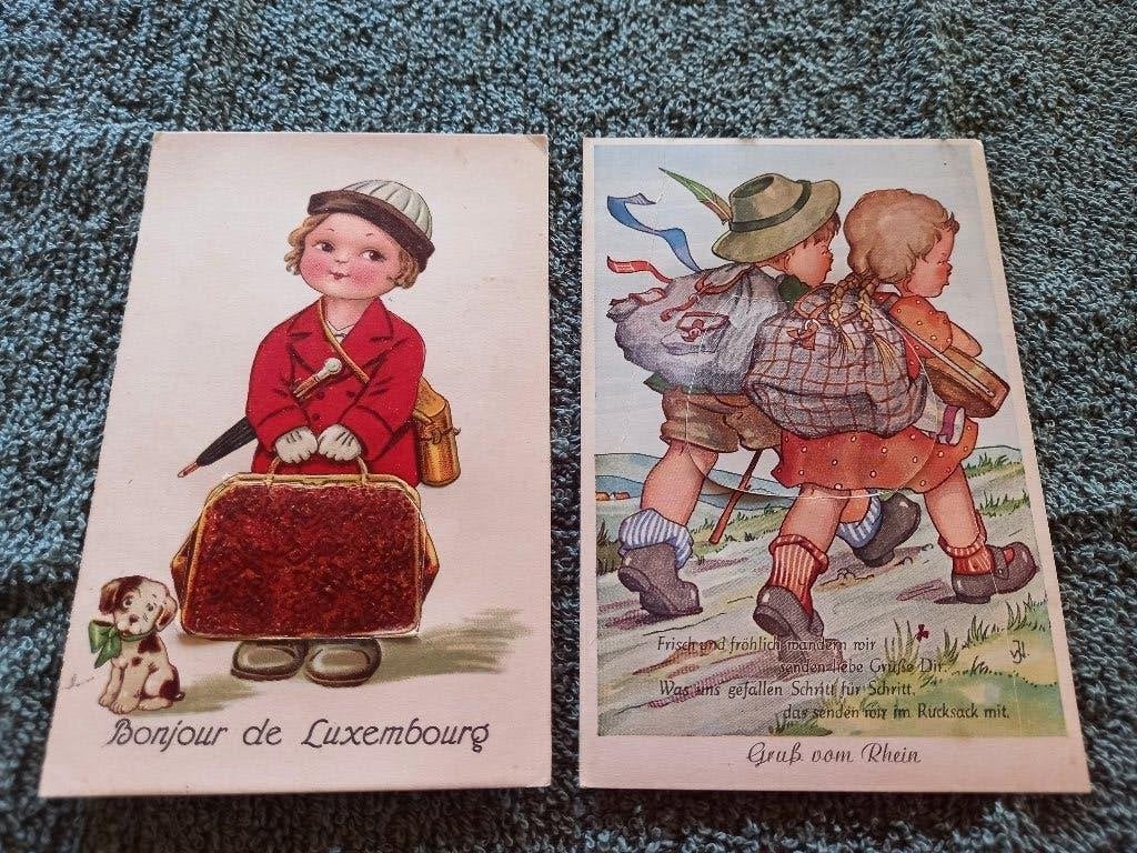 2 Leporello kaarten, klepjes kaart 1 zonder afbeeldingen, Verzamelen, Ophalen of Verzenden, Kinderen