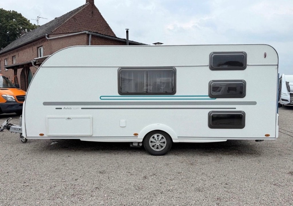 TIJDELIJKE ACTIE!ZIE⬇️ Adria Aviva 522PT Met Mover&voortent, Caravans en Kamperen, Treinzit, 750 - 1000 kg, Adria, 5 tot 6 meter