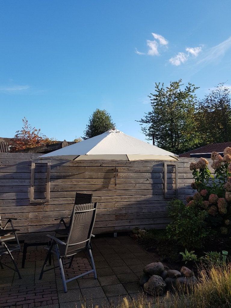 hangbare parasol draaibaar, Tuin en Terras, Ophalen of Verzenden, Gebruikt, 2 tot 3 meter, Parasolvoet