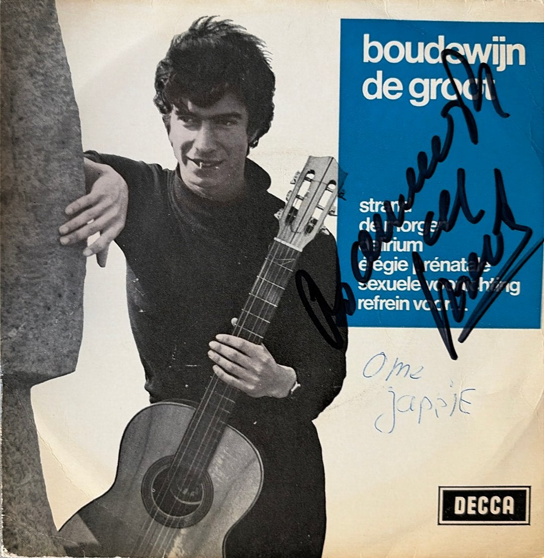 Nederpop EP Boudewijn de Groot GESIGNEERD!, Ophalen of Verzenden, EP, Nederlandstalig, Gesigneerd