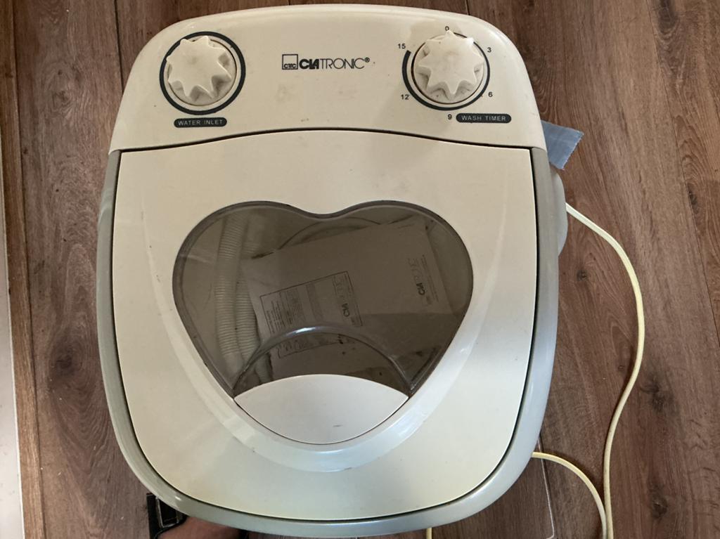 Te koop mini, Witgoed en Apparatuur, Wasmachines, Ophalen, Minder dan 85 cm, Minder dan 4 kg, Bovenlader