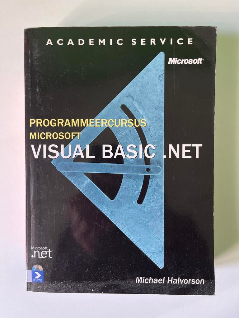 Programmeercursus Microsoft Visual Basic .NET, Boeken, Informatica en Computer, Gelezen, Programmeertaal of Theorie, Ophalen of Verzenden