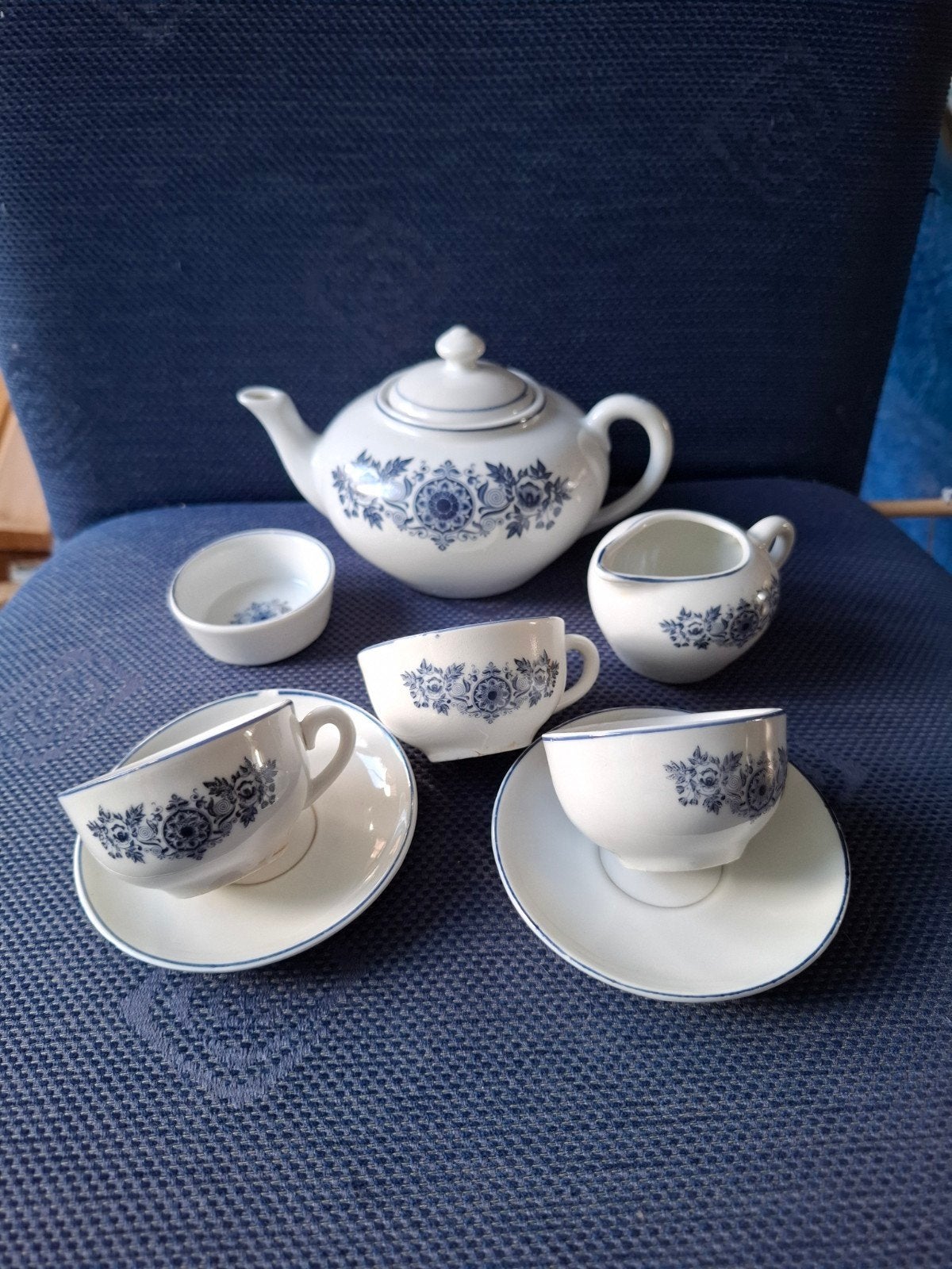 Vintage Mosa Maastricht Douwe Egberts Kinderserviesje, Ophalen of Verzenden