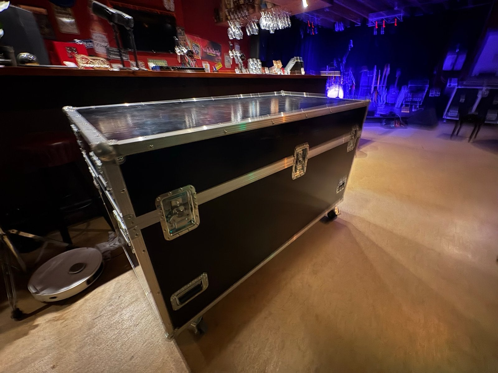 Stevige Flightcase voor drumkit/audiogear, Ophalen, Gebruikt, Overige instrumenten, Flightcase