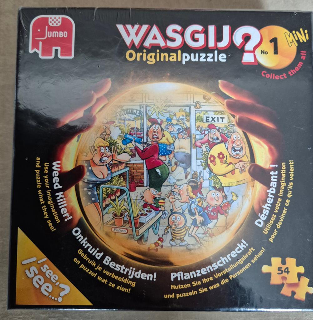 Jumbo Wasgij Original Puzzel No. 1 Mini, Ophalen of Verzenden, Minder dan 500 stukjes, Nieuw