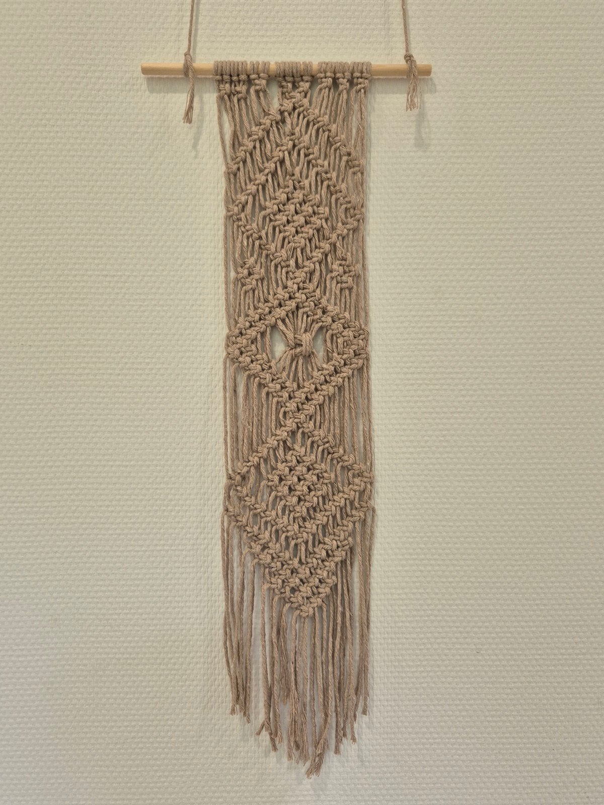 Wandkleed macramé, Huis en Inrichting, Beige, Wandhanger, Nieuw, Ophalen of Verzenden