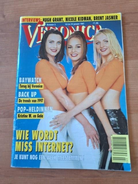 Veronica 1997 Miss Internet Gala Hugh Grant Scatman John, Verzamelen, Ophalen of Verzenden, 1980 tot heden, Nederland, Tijdschrift