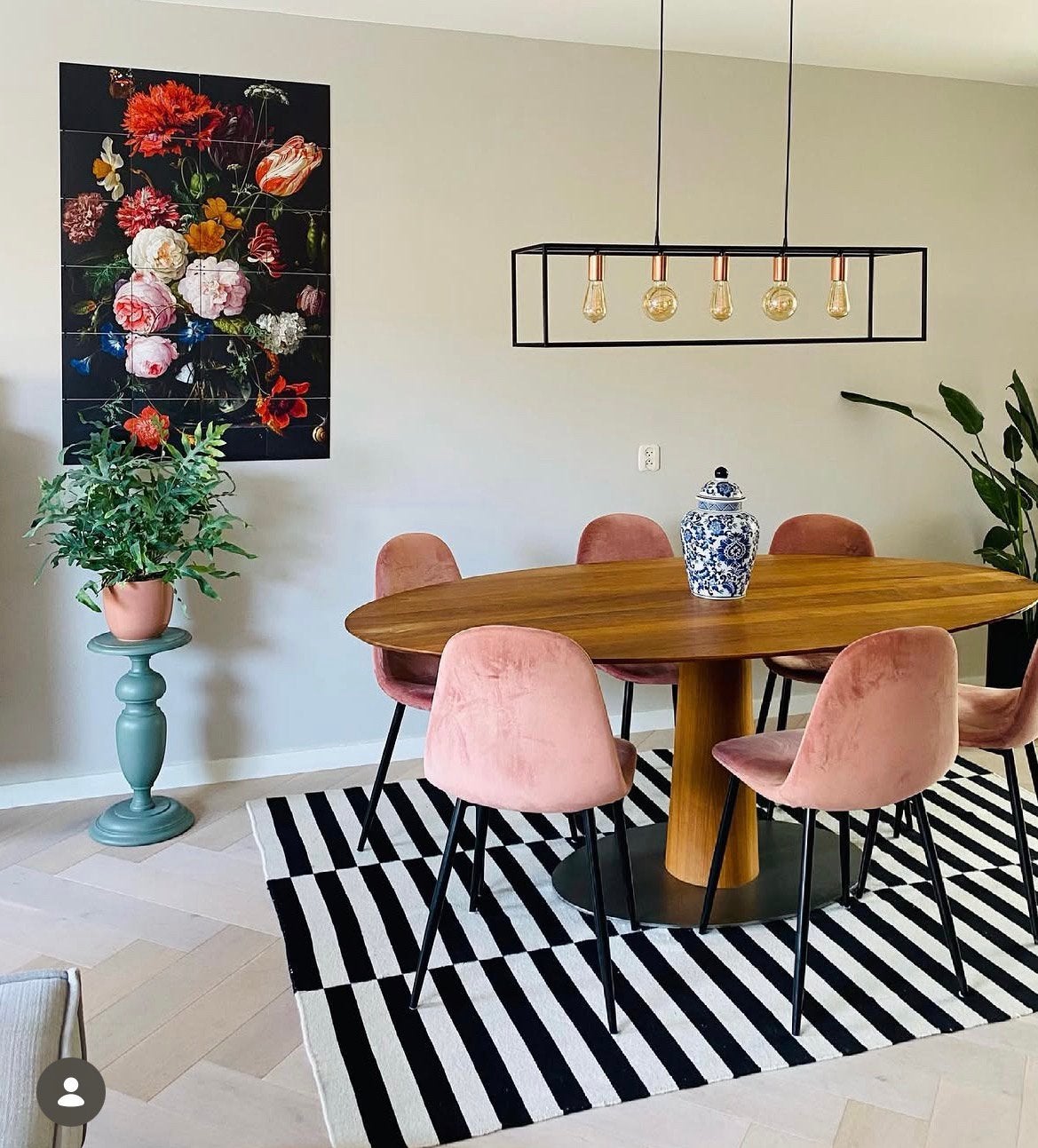 IXXI Stilleven met bloemen in een glazen vaas B80 x H120, Ophalen of Verzenden, Zo goed als nieuw, 80 cm, 120 cm
