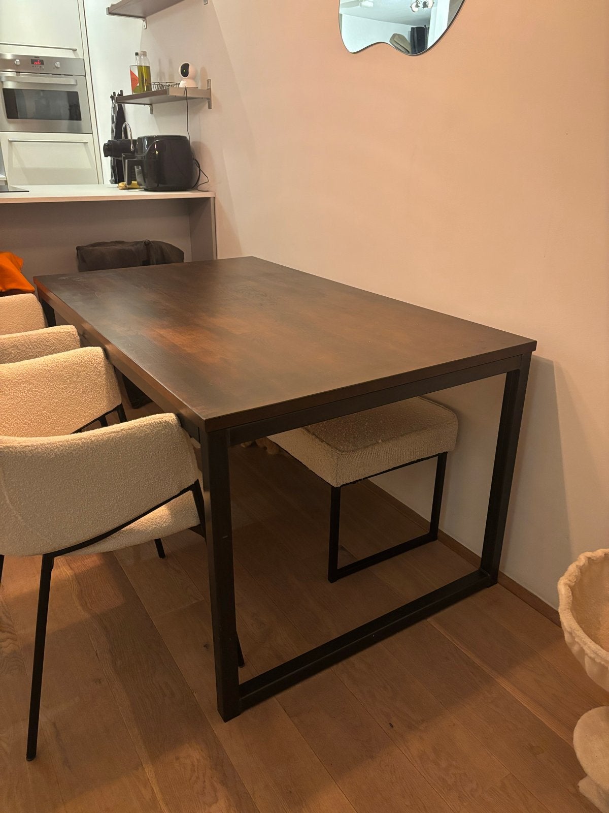 WOOOD Eettafel 150x90 cm - Modern design, Ophalen, Gebruikt, 50 tot 100 cm, 150 tot 200 cm