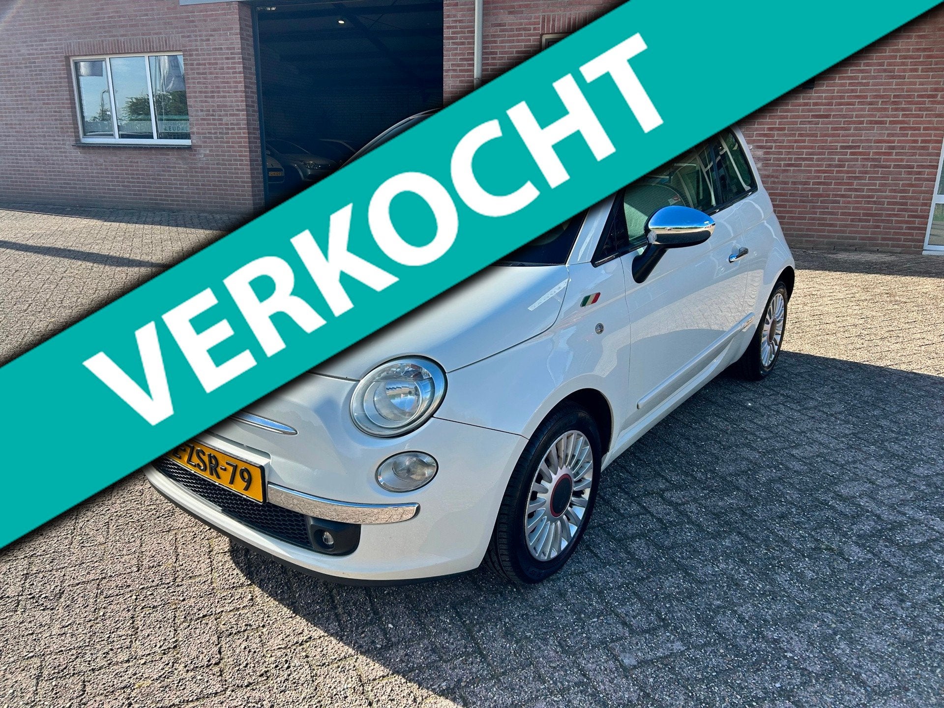 Fiat 500 1.2 Naked //Nieuwe APK //Distributie 2025 gedaan, Gebruikt, 4 cilinders, 840 kg, Wit
