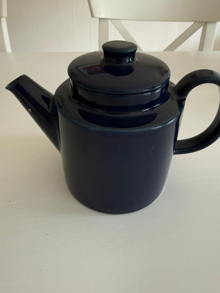 Design theepot, Ophalen of Verzenden, Zo goed als nieuw, Overige materialen, Pot, Bus of Blik