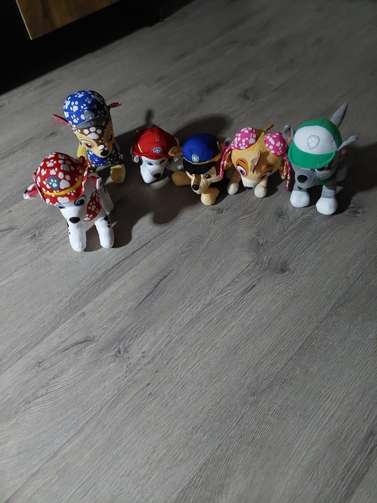 Paw Patrol knuffels en kussentjes, Ophalen of Verzenden, Zo goed als nieuw, Hond