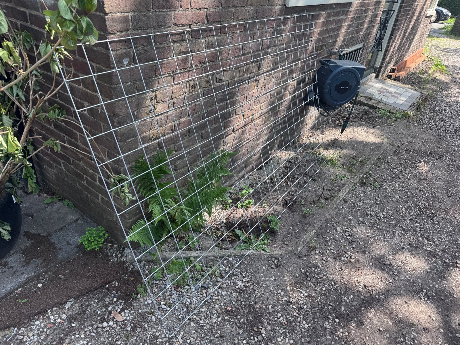 Gegalvaniseerd gaaselement 180x120 cm, maas 10x10 cm, Tuin en Terras, Gaas en Draad, Ophalen, Gebruikt, Minder dan 10 meter, Gaas
