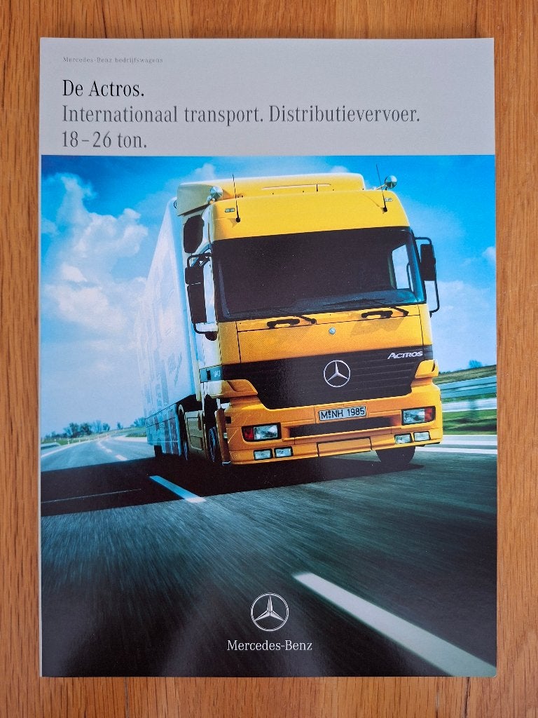 Folder - Mercedes Benz, De Actros., Ophalen of Verzenden, Zo goed als nieuw, Mercedes