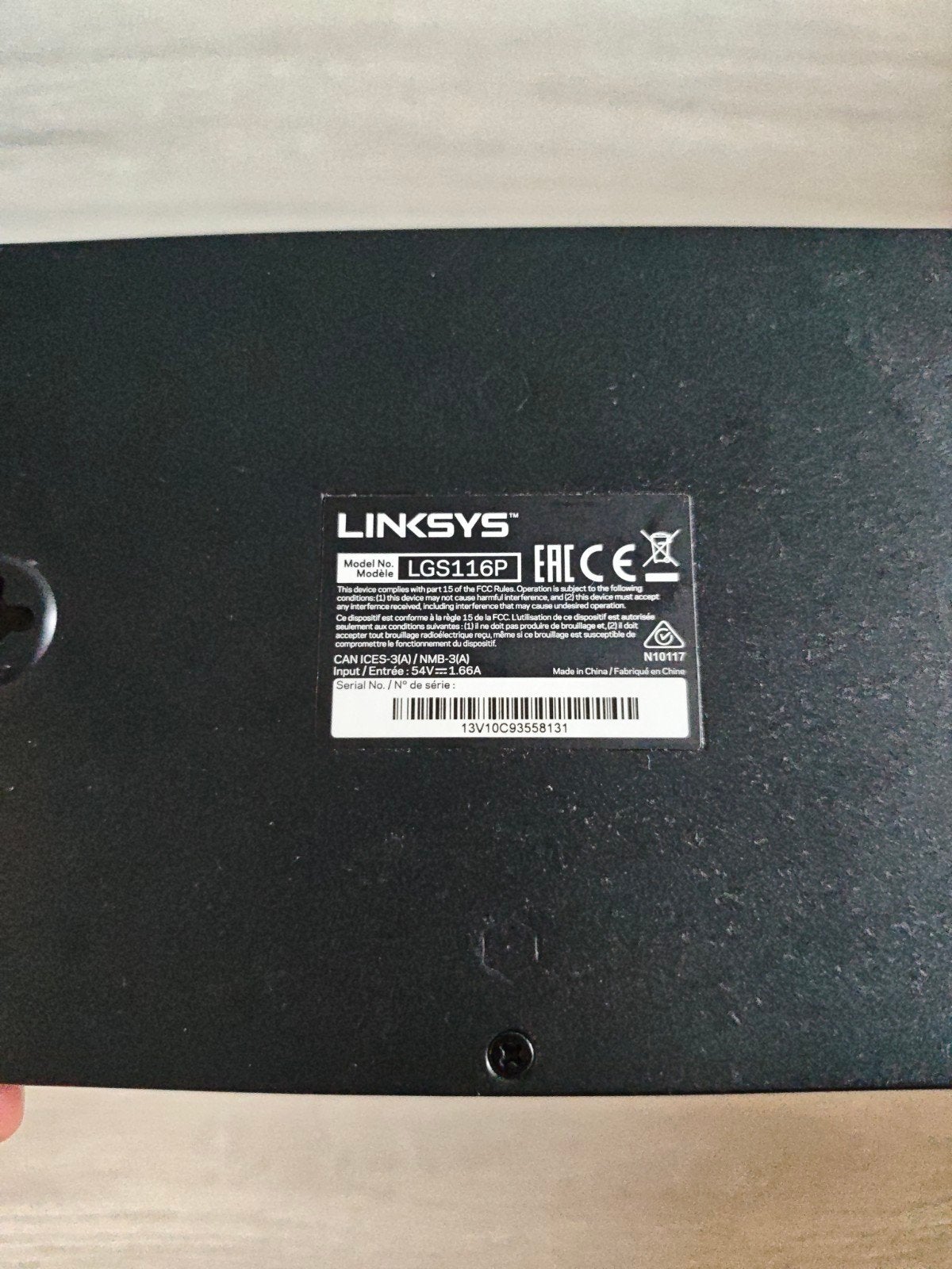 Linksys LGS116P 16-poorts Gigabit PoE+ switch, Ophalen of Verzenden, Zo goed als nieuw