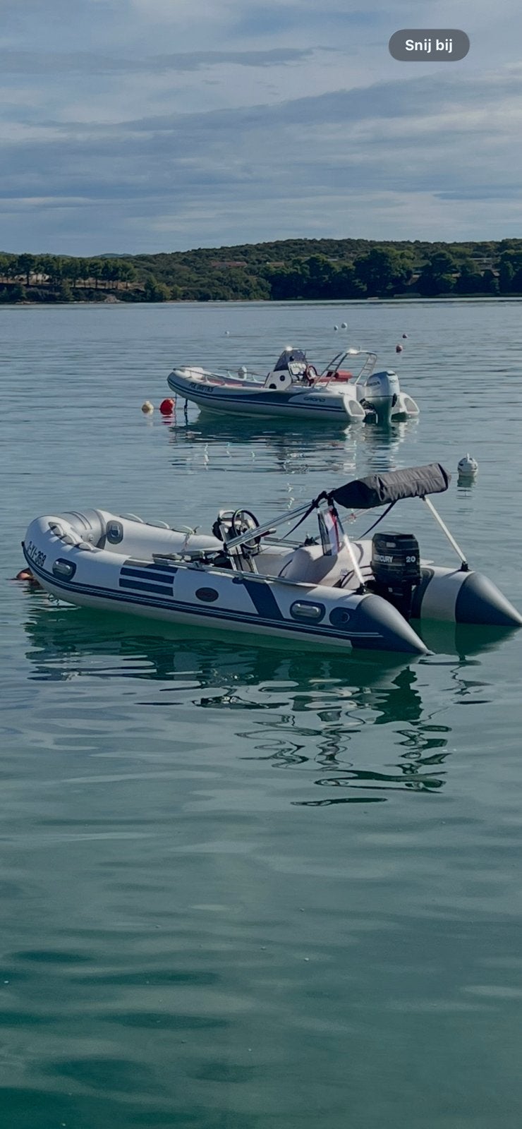 opvouwbare speedboot / rubberboot 40km per uur, Watersport en Boten, Ophalen, Zo goed als nieuw, Anker