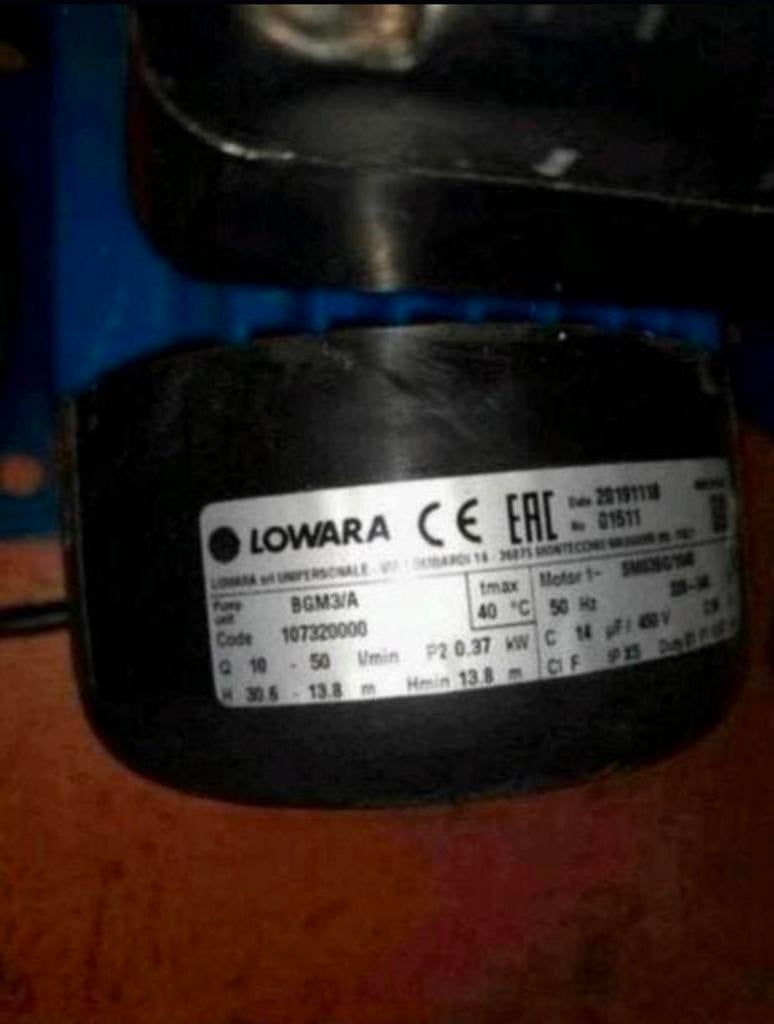 Lowara bgm3/a centrifugaalpomp, Ophalen of Verzenden, Nieuw