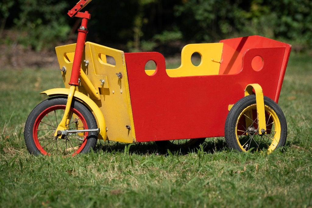 Prachtige vintage bolderwagen met 360 draaibaar handvat, Ophalen, Gebruikt