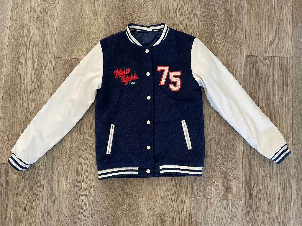 Blauw baseball jack maat 158/164, Zeeman, Jongen of Meisje, Ophalen of Verzenden, Zo goed als nieuw