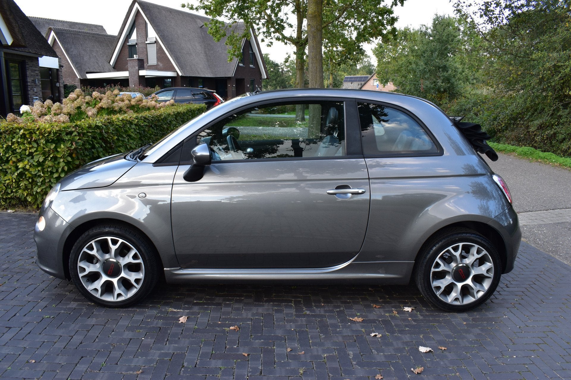Fiat 500C 0.9 TwinAir Turbo 500S CABRIO SPORT MOOIE!, Auto's, Dealer onderhouden, 86 pk, Gebruikt, Cabriolet