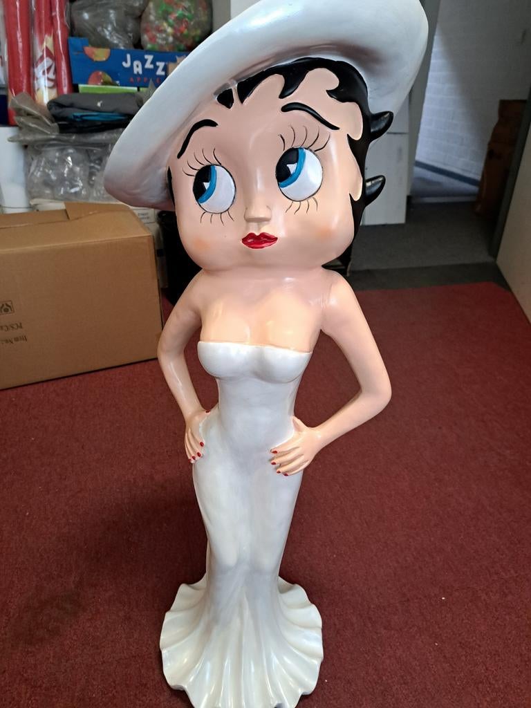 Betty Boop witte hoed Nieuw, Ophalen, Nieuw