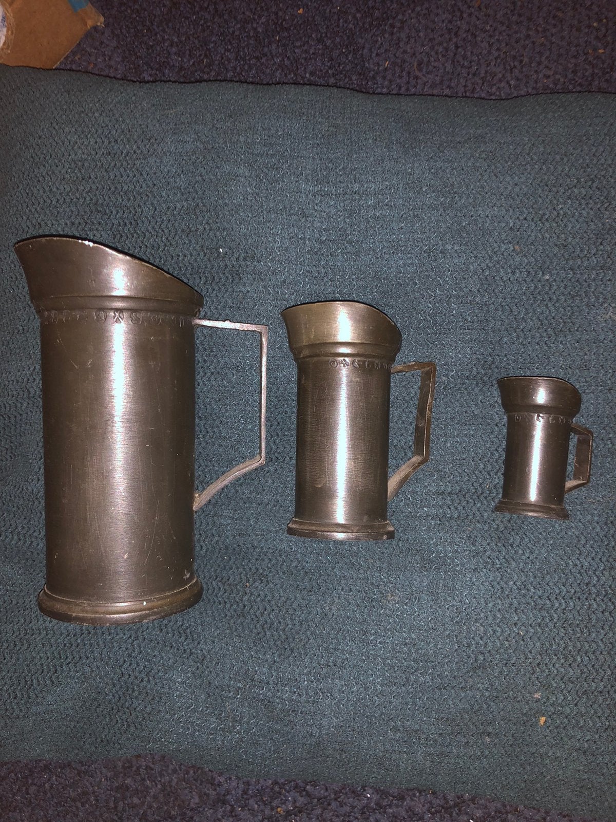 Kannetjes tin maatbeker, Ophalen of Verzenden