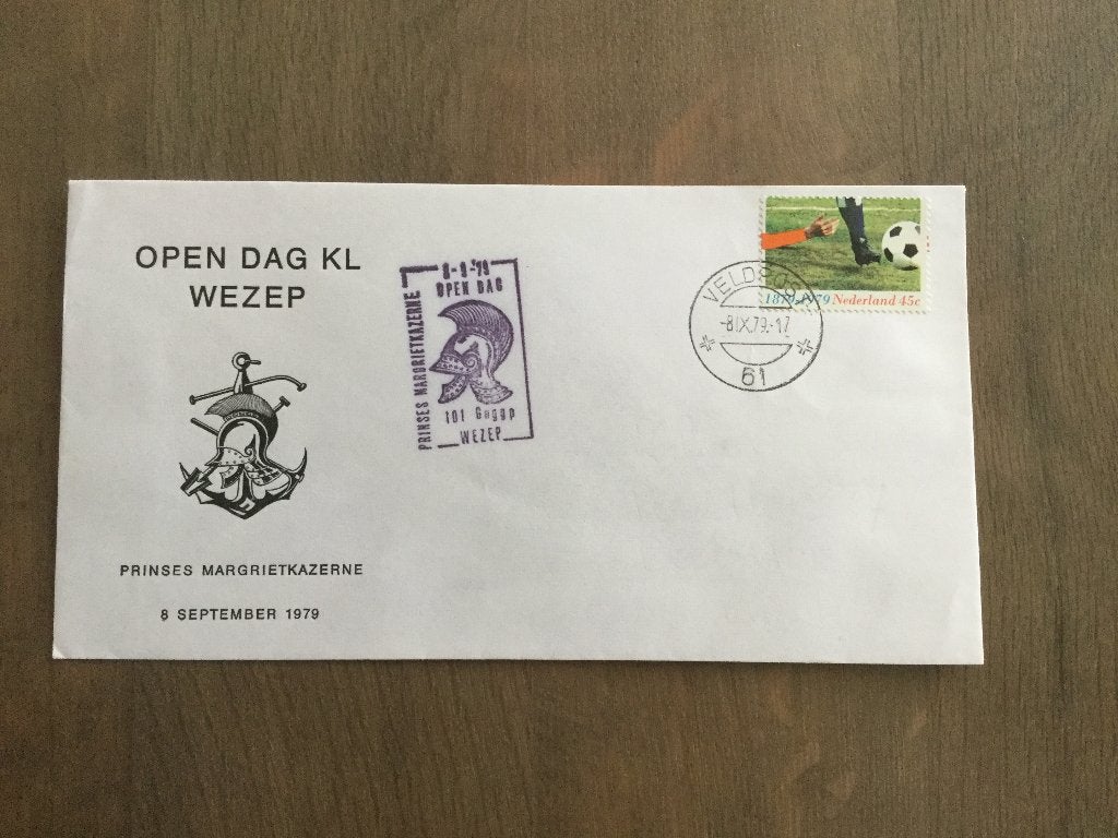 eerste dag van uitgifte KL Wezep, Postzegels en Munten, Postzegels | Eerstedagenveloppen, Ophalen of Verzenden, Onbeschreven, Nederland