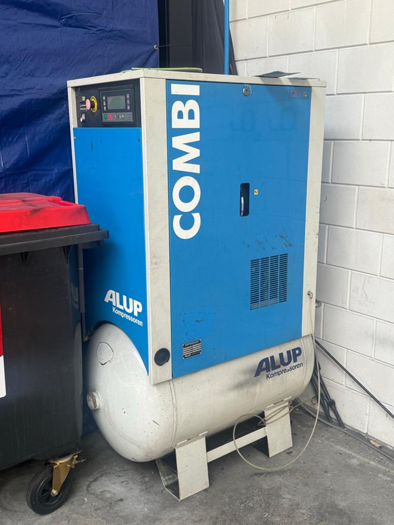 ALUP Combi Compressor GE10 - 272L, 11 bar, 2002, Doe-het-zelf en Verbouw, Compressors, Ophalen, Zo goed als nieuw, Minder dan 200 liter/min